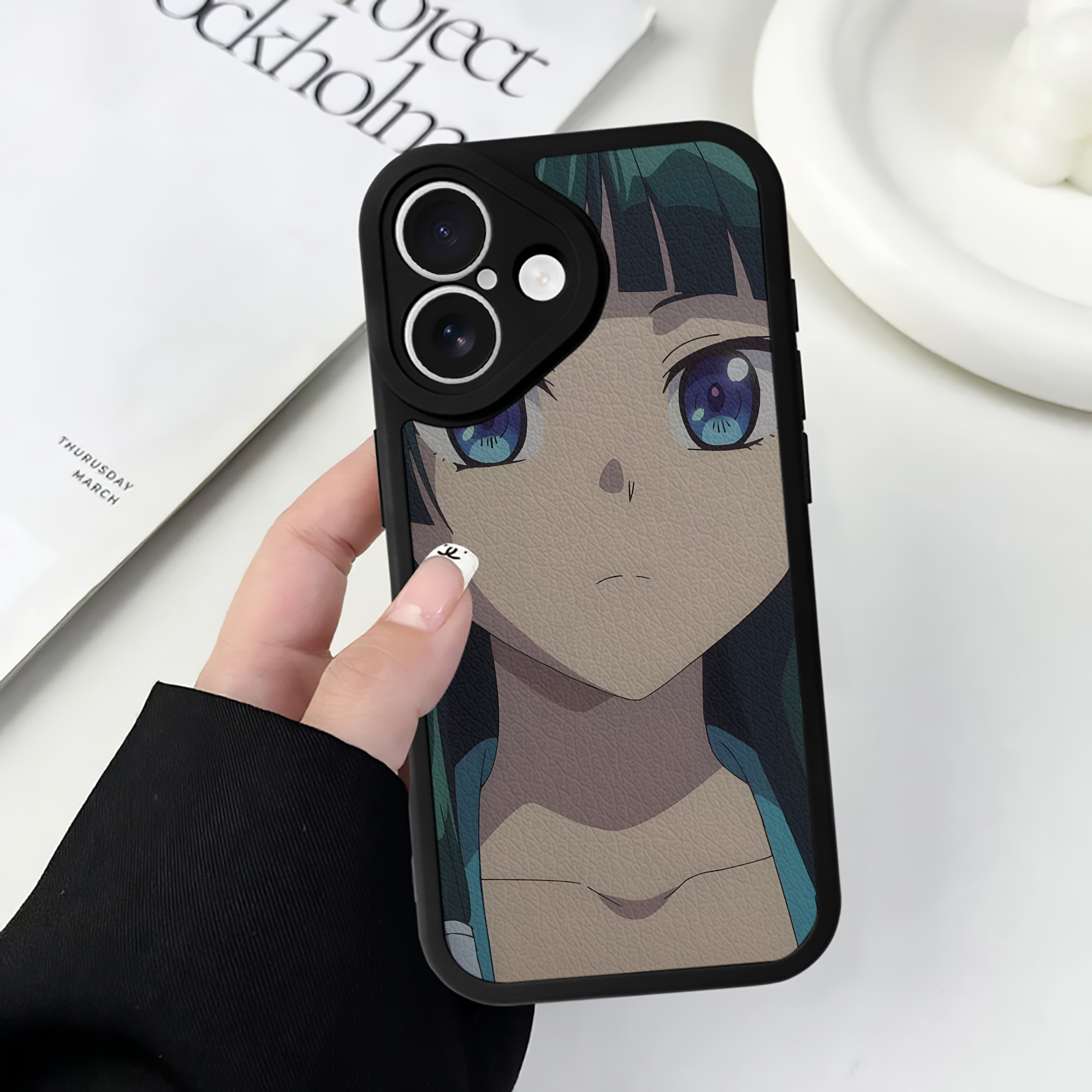 薬屋のひとりごと The Apothecary Diaries 【iPhone 16シリーズ対応】シリコンスマホケース（レザー調） 材質：シリコン